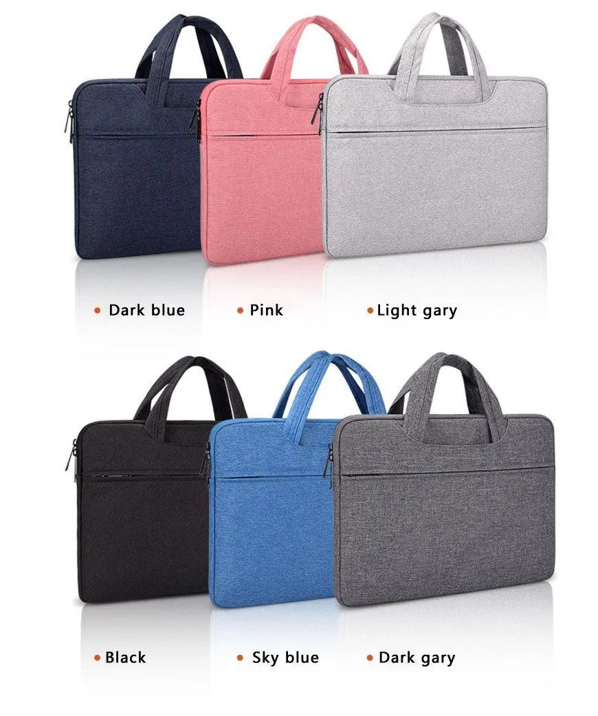 Custom Logo Waterproof Business Computer Laptop Bag Sleeve-Ash