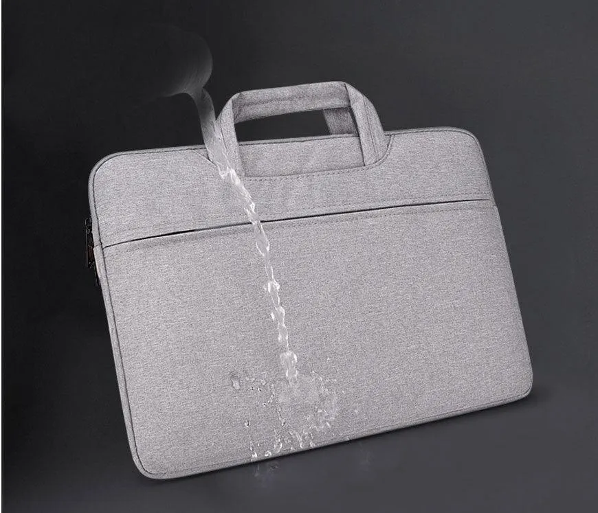 Custom Logo Waterproof Business Computer Laptop Bag Sleeve-Ash