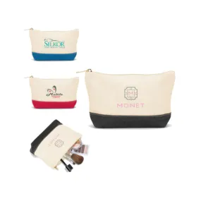 Customizable Cotton Canvas Cosmetic Bags