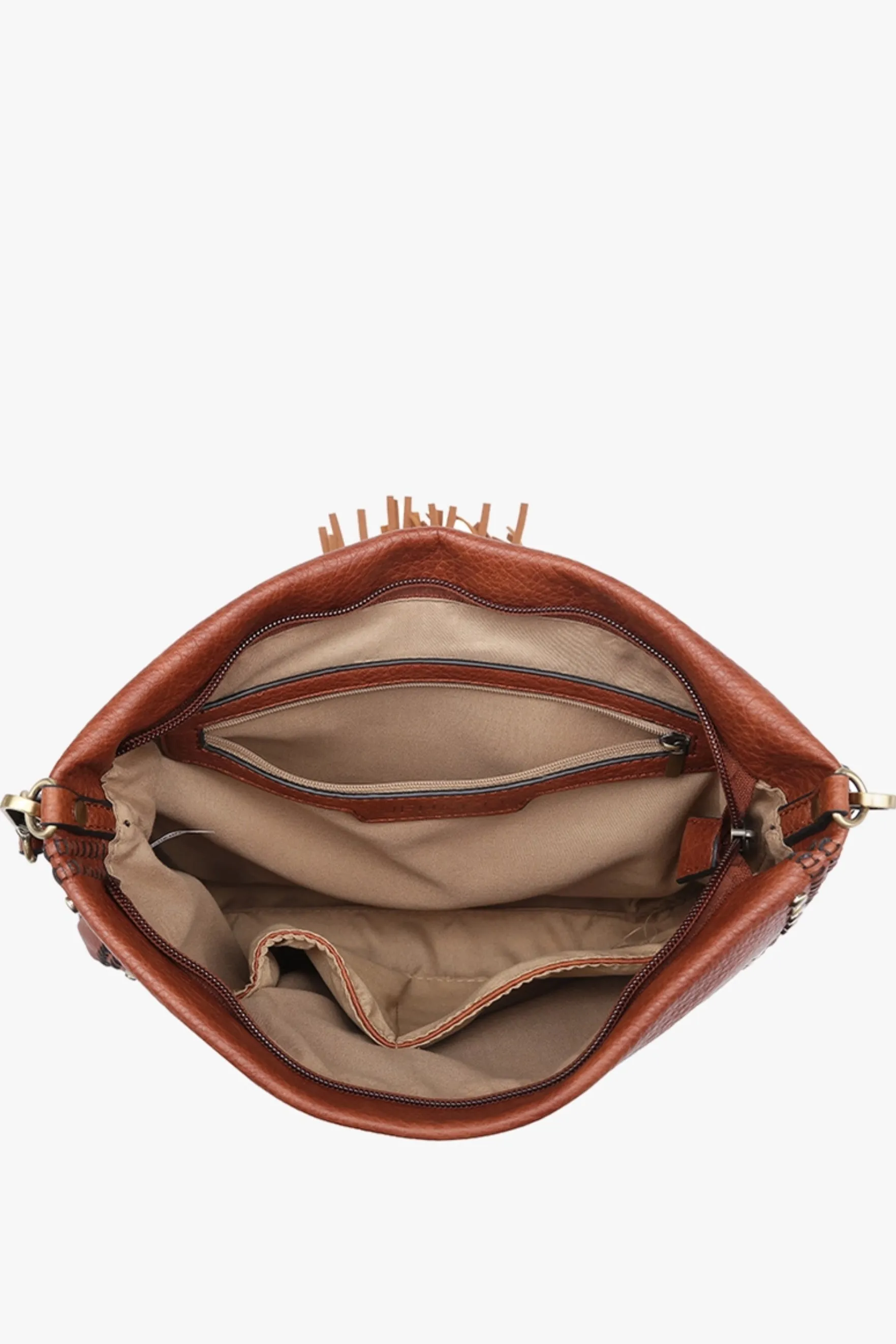 DEAL Oh So Chic Vegan Leather Crossbody Bag