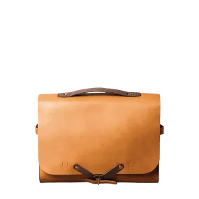 DESIGNER MESSENGER MINIMAL - toffee