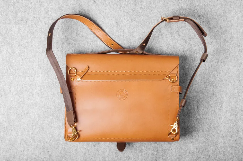 DESIGNER MESSENGER MINIMAL - toffee