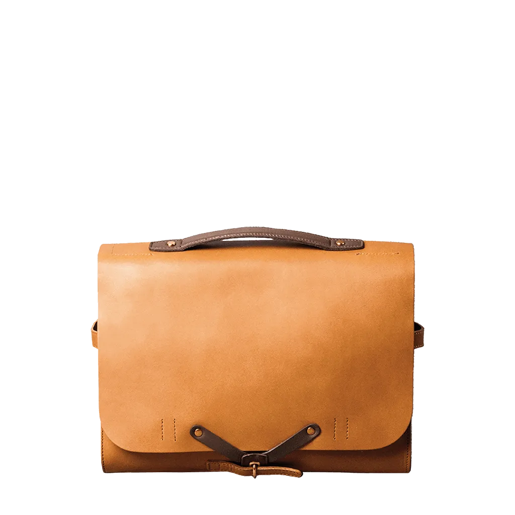 DESIGNER MESSENGER MINIMAL - toffee