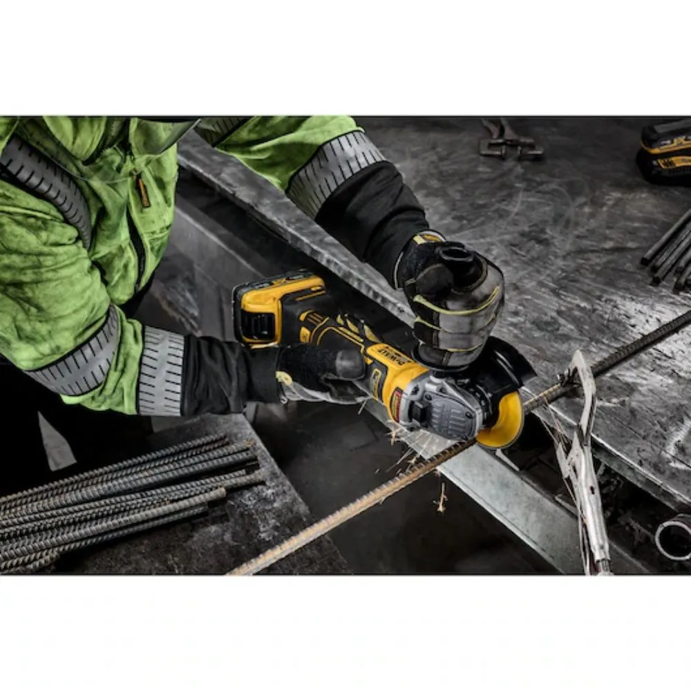 DeWalt DCG410WW1 20V Max* XR Brushless Cordless 4-1/2" - 5"  Angle Grinder Kit with XR POWERPACK