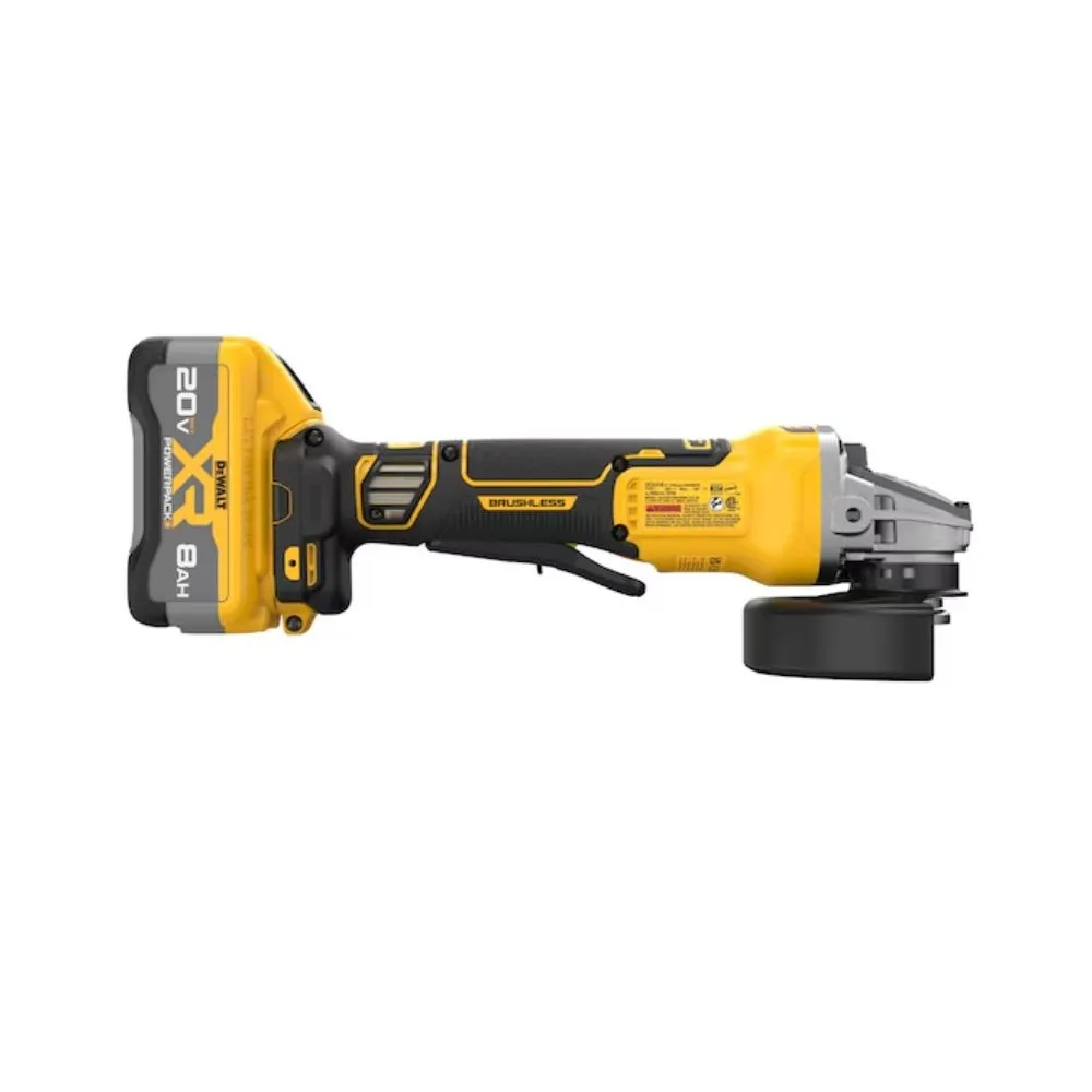 DeWalt DCG410WW1 20V Max* XR Brushless Cordless 4-1/2" - 5"  Angle Grinder Kit with XR POWERPACK