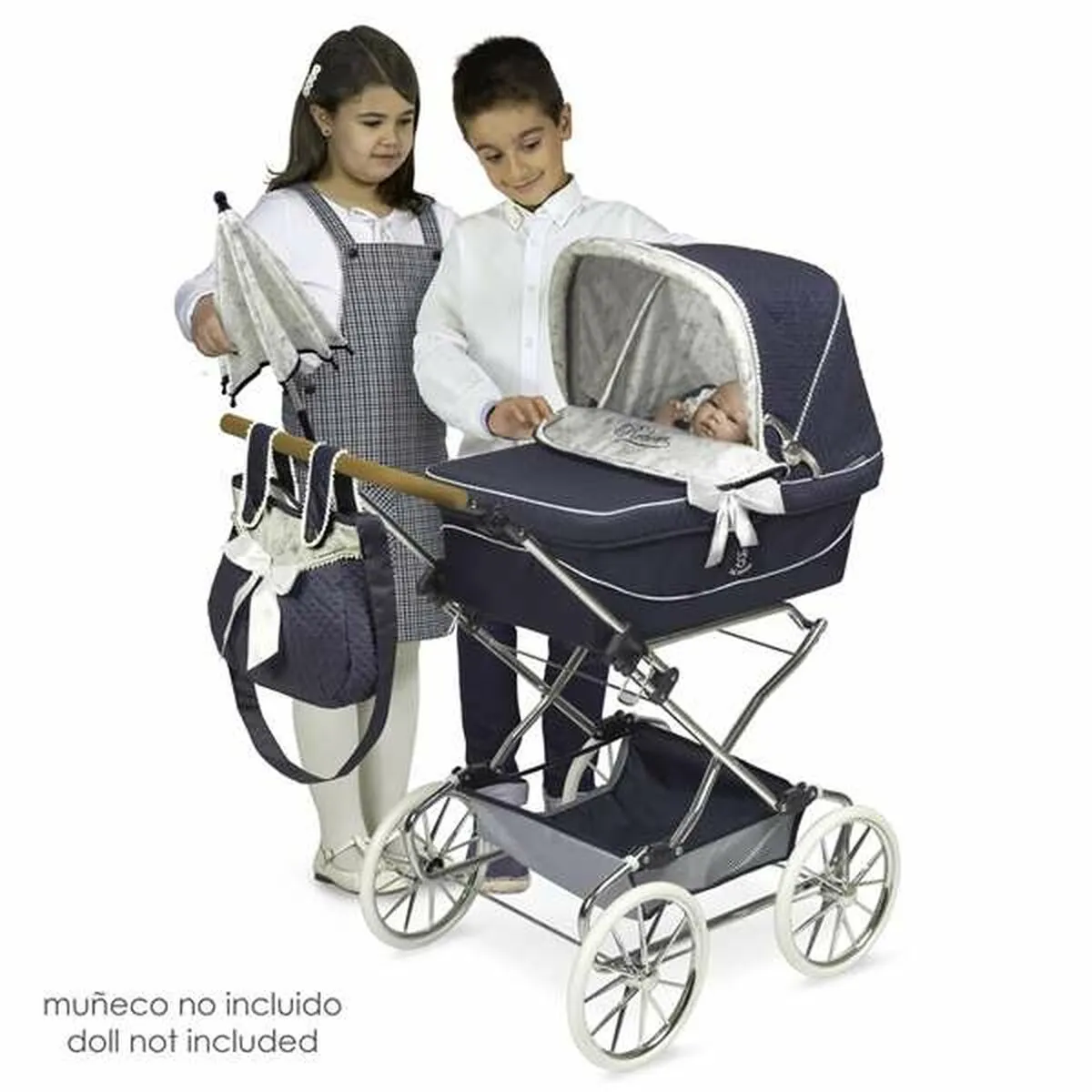 Doll Stroller Decuevas Vintage 40 x 90 x 90 cm