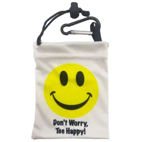 Don't Worry Tee Happy Golf Tee Bag