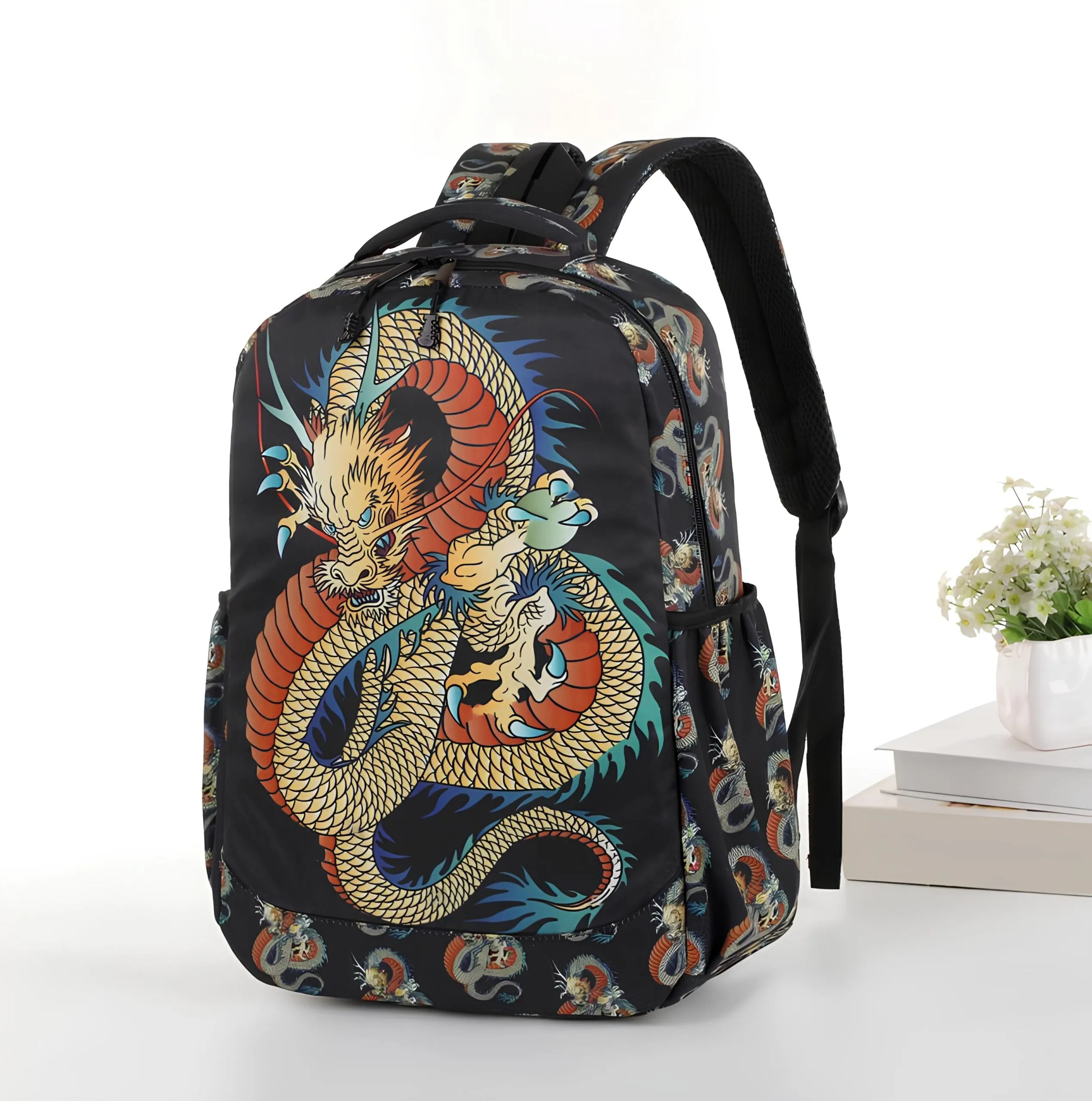 Dragon All Over Print Large Unisex Backpack