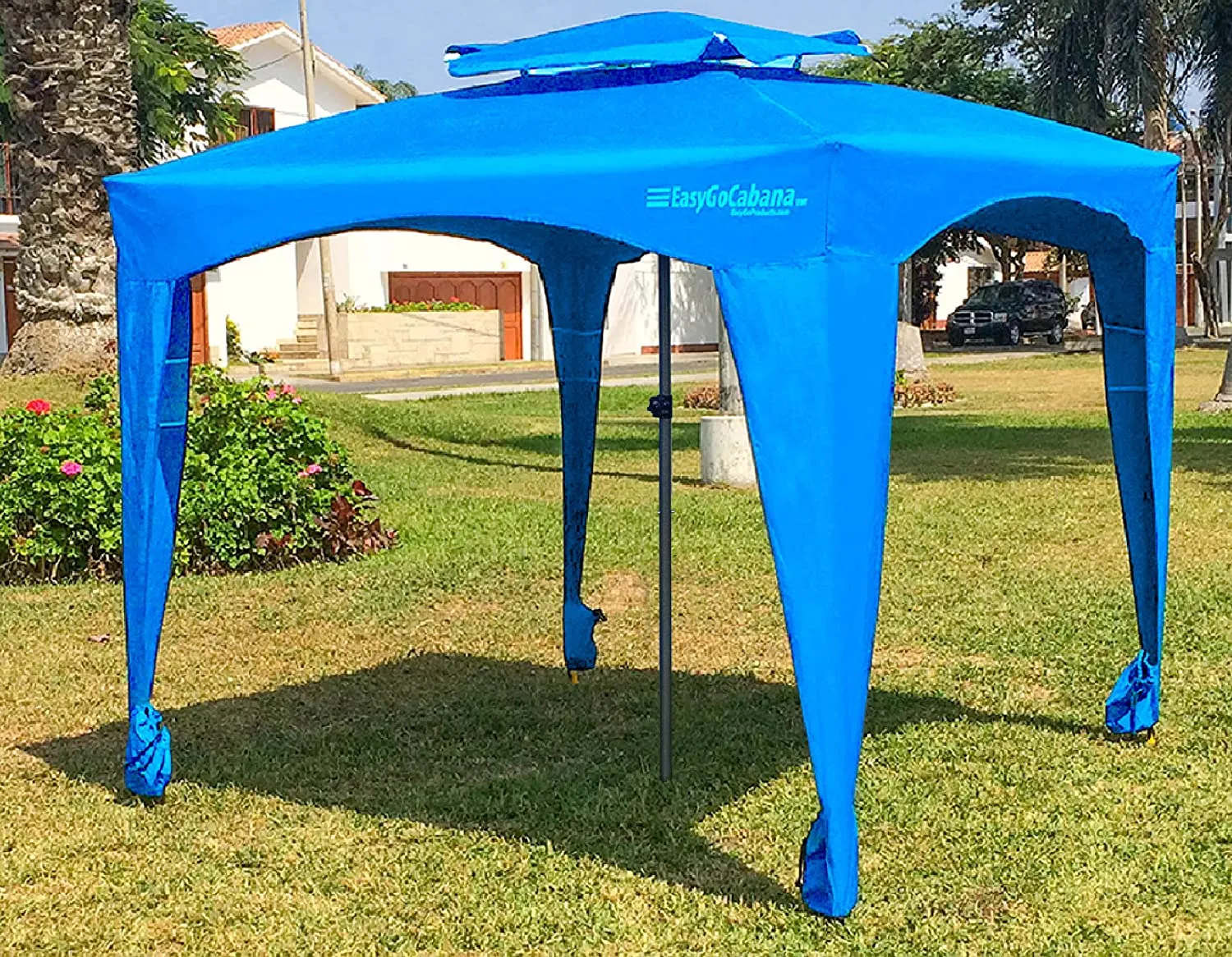 EasyGo Cabana 6' X 6' Beach & Sports Cabana Stays Cool & Comfortable