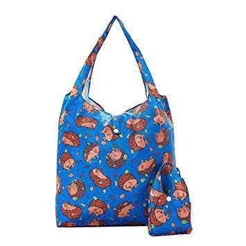 Eco Chic Foldable Shopper Hedgehog