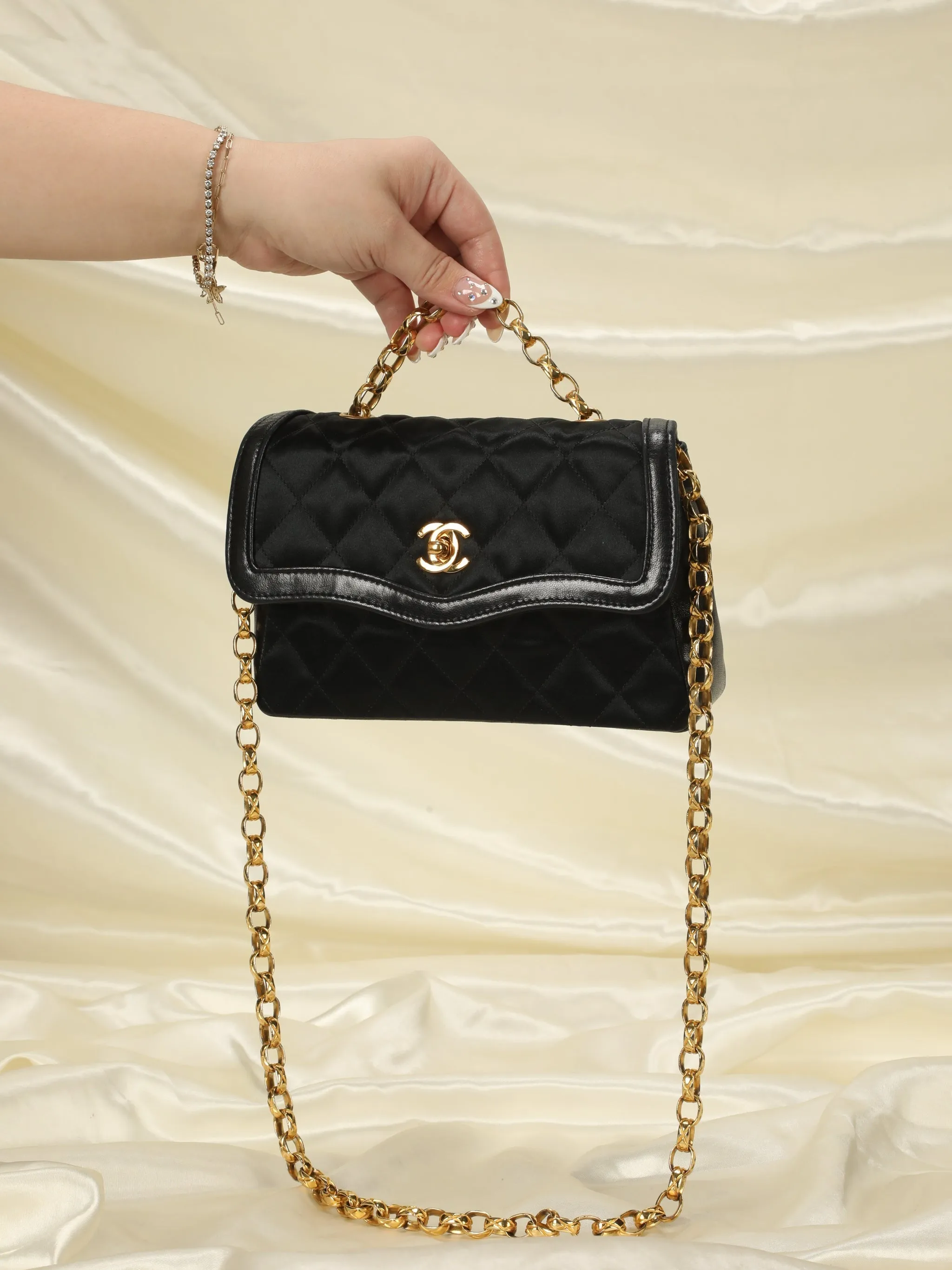 Extremely Rare CL Satin Bijoux Mini Bag & Wallet