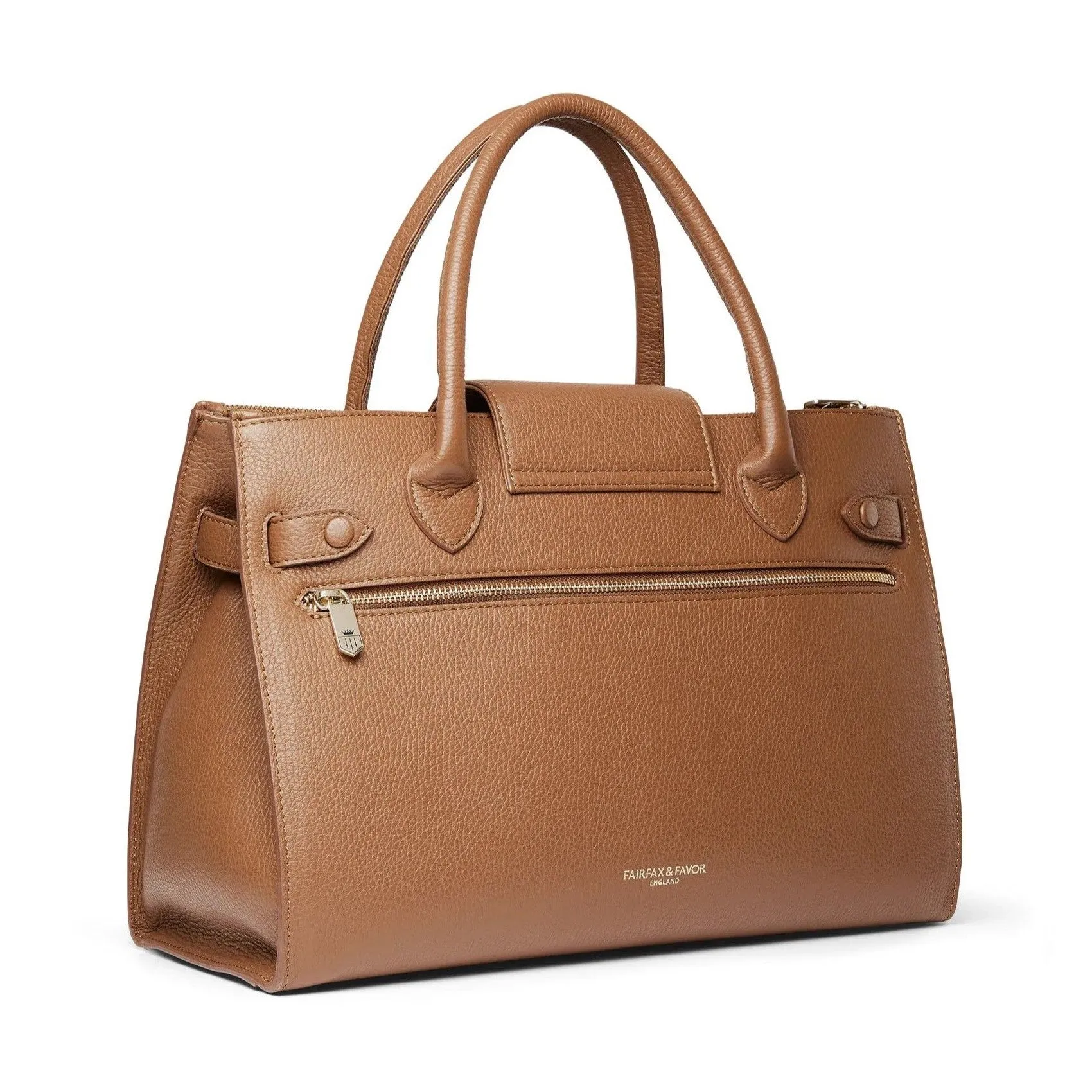 Fairfax & Favor Windsor Work Ladies Bag - Tan Leather