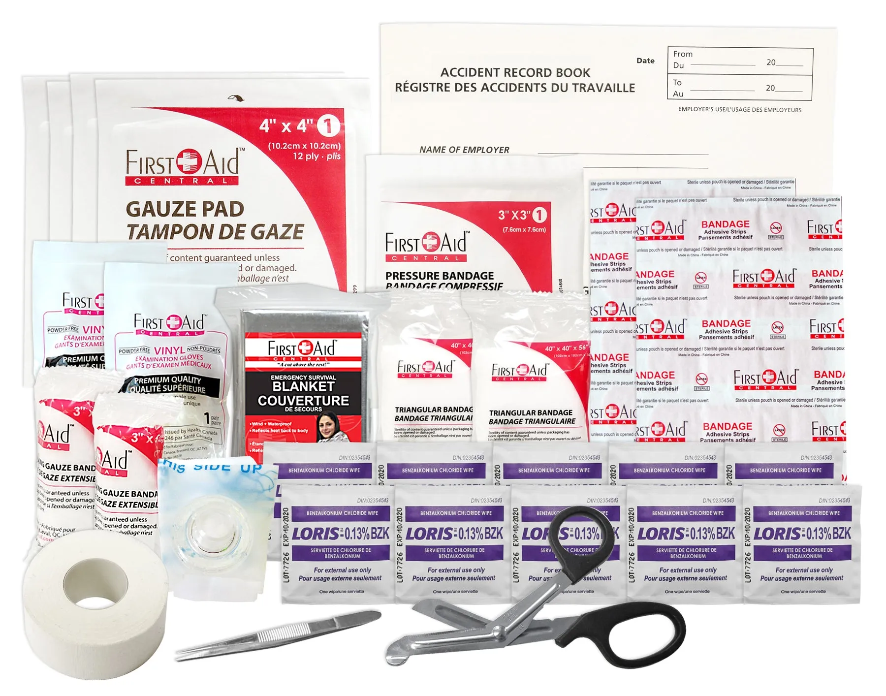 Federal "Type A" First Aid Kit and Refill