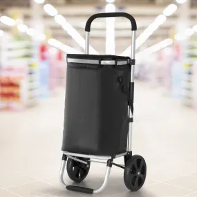 Foldable 45KG Shopping Cart Trolley w/ Ice Bag - Emajin