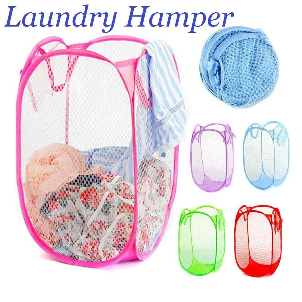 Foldable laundry basket large size