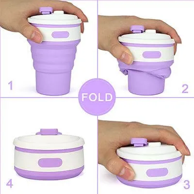 Foldable Telescopic Silicone Cup