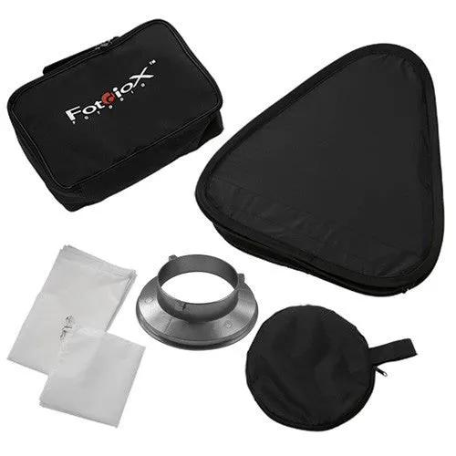 Fotodiox Pro Foldable Softbox PLUS Grid (Eggcrate) with Flash Speedring for Nikon, Canon, Yongnuo Speedlites and More