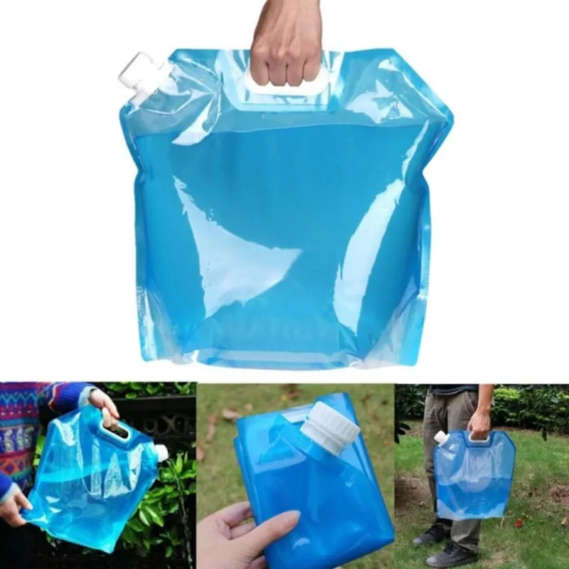 Fully Collapsable / Foldable 10 Litre Drinking Water Bag