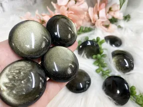 Gold Sheen Obsidian Worry Stone