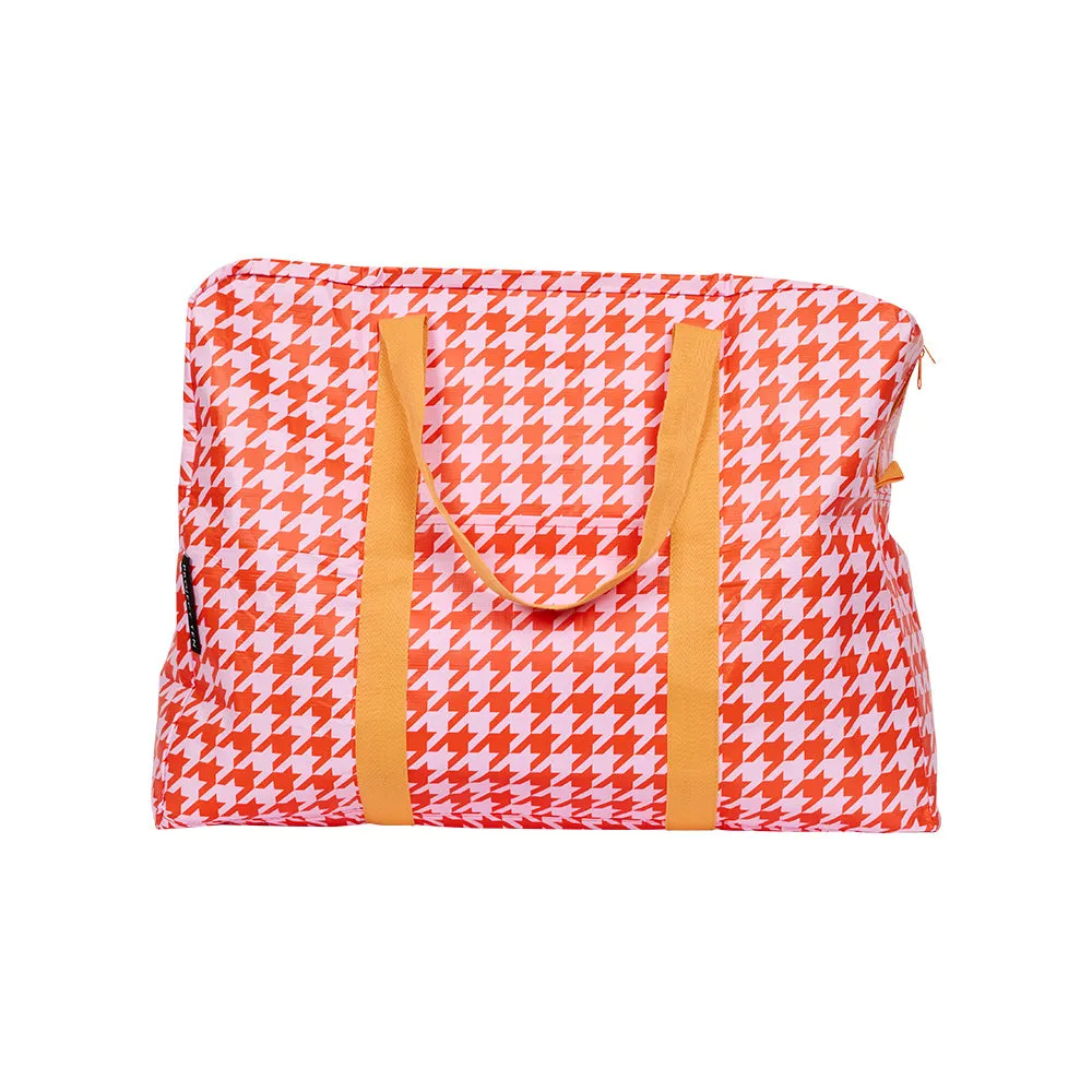 Houndstooth Overnight Bag