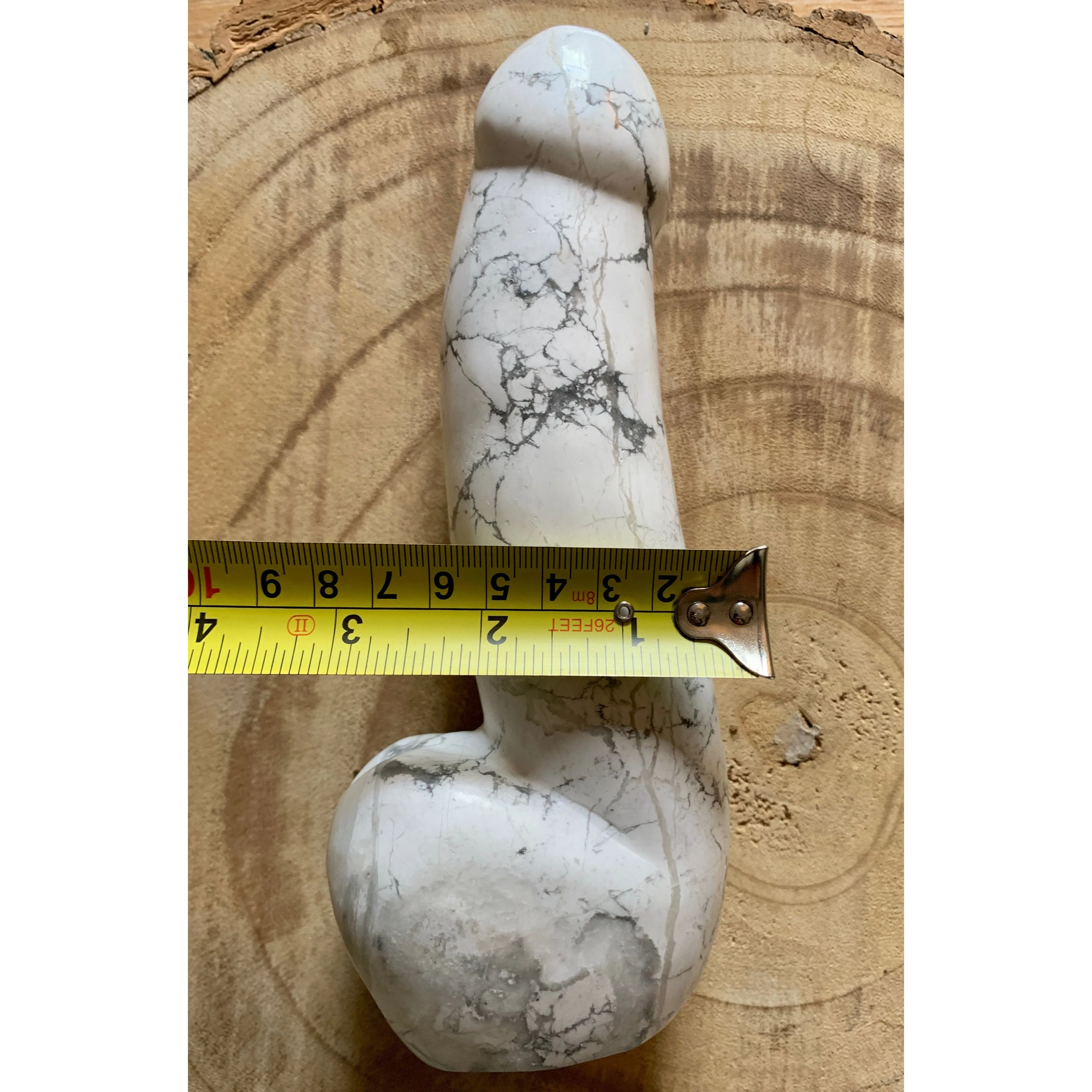 Howlite XLarge Dildo