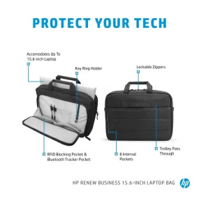 HP 15" 15.6" Business Laptop Bag Black 3E5F8AA