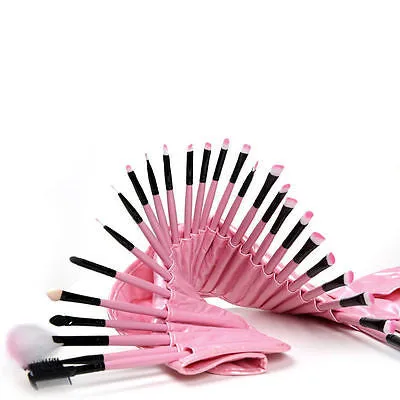 Iconic beauty 32pcs makeup brush set with free case