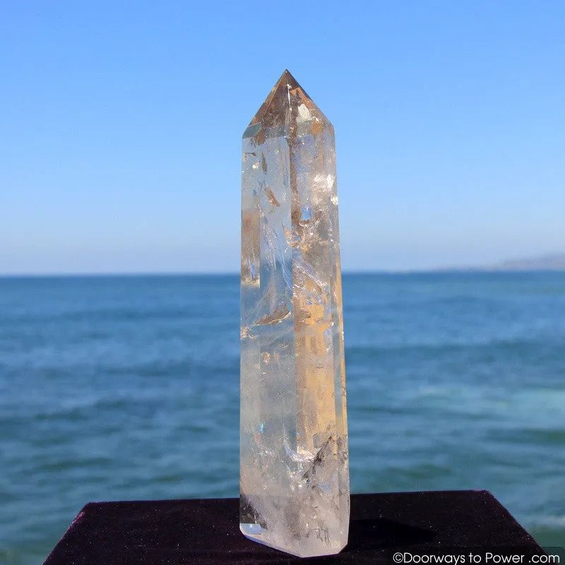 John of God Golden Citrine Smokey Quartz Combo Energy Crystal Tower Reserved for kiehoon