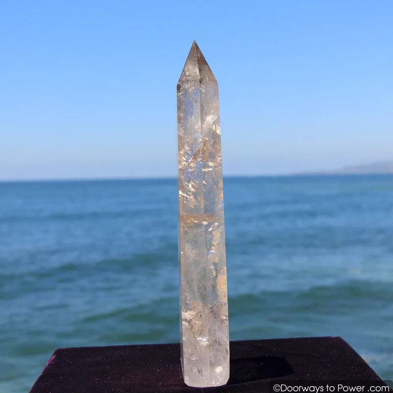 John of God Golden Citrine Smokey Quartz Combo Energy Crystal Tower Reserved for kiehoon