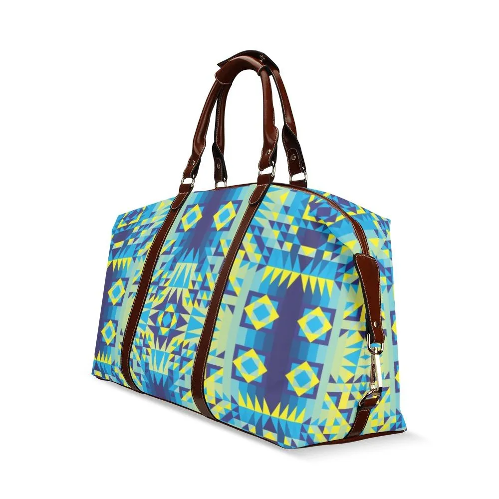 Kaleidoscope Jaune Bleu Classic Travel Bag