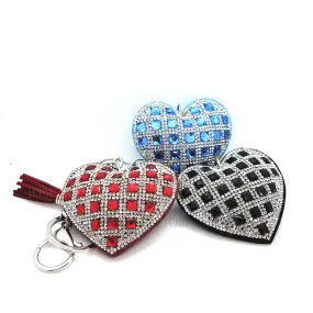 Keys To The Kingdom Heart Purse Charm Keychain