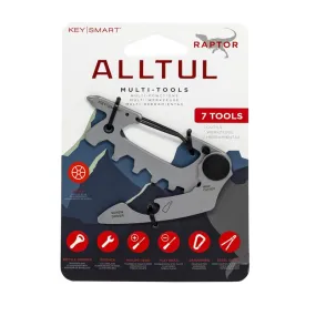 KeySmart AllTul Stainless Steel Silver Raptor Multi-Tool Key