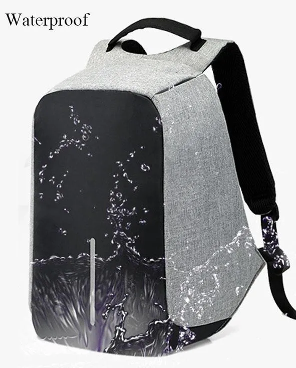 [Korean Style] Functional Laptop Backpack (USB Charging)