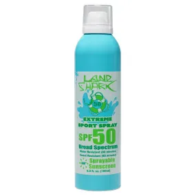 Land Shark Continuous Spray SPF 50 Extreme Sport Sprayable Sunscreen