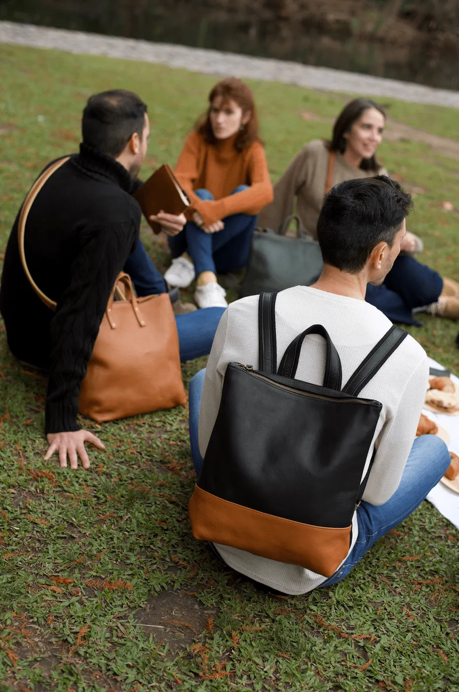 Leather backpack - Ombú L