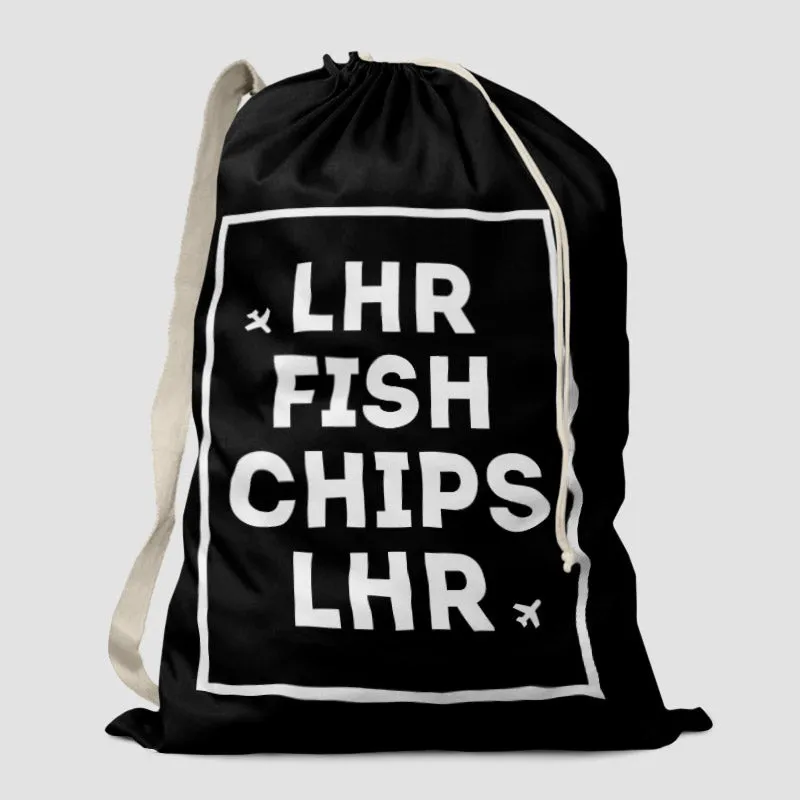 LHR - Fish / Chips - Laundry Bag