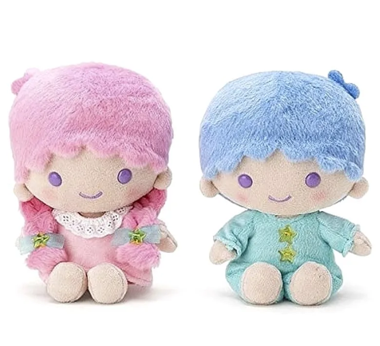 Little Twin Stars Rainbow Plush Set (Vintage and Rare Find)