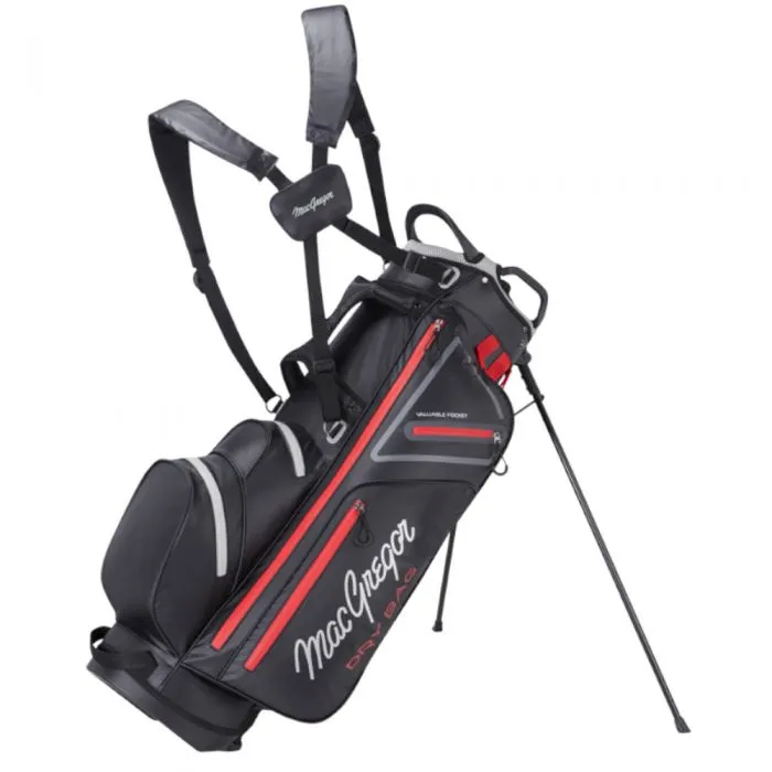 MacGregor MACTEC Water Resistant 9.5 inch Stand Bag - Charcoal/Black