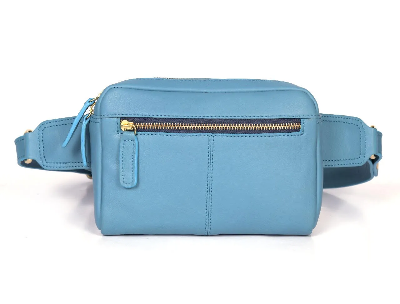 Manhattan - Leather Crossbody Fanny Bag