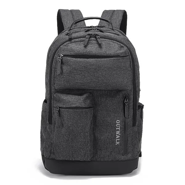 Men Anti Theft Waterproof Travel Bag USB Charging Port 15.6 Inch Laptop Backpack