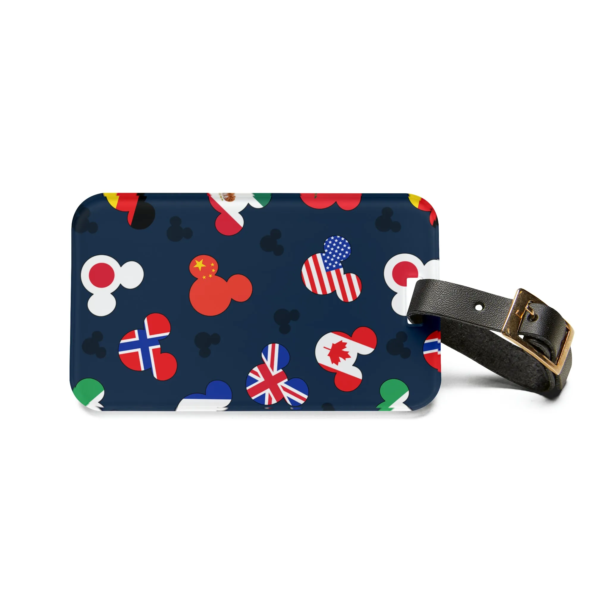 Mickey Flags Luggage Tag