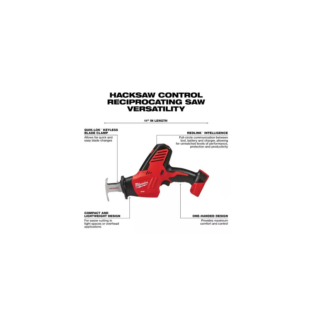 Milwaukee 2695-27SH M18 18-Volt Lithium-Ion Cordless Combo Kit 7-Tool with 2-Batteries, Charger and Tool Bag