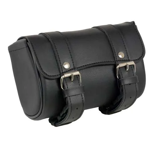 Milwaukee Leather SH62401 Black PVC Medium Motorcycle Tool Bag