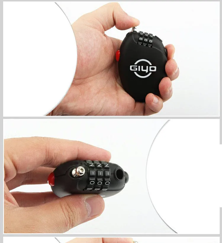 Mini Code Anti Theft Luggage Backpack Lock