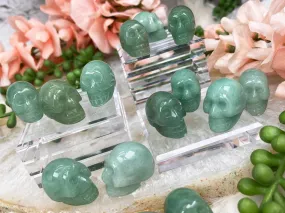 Mini Green Aventurine Skull