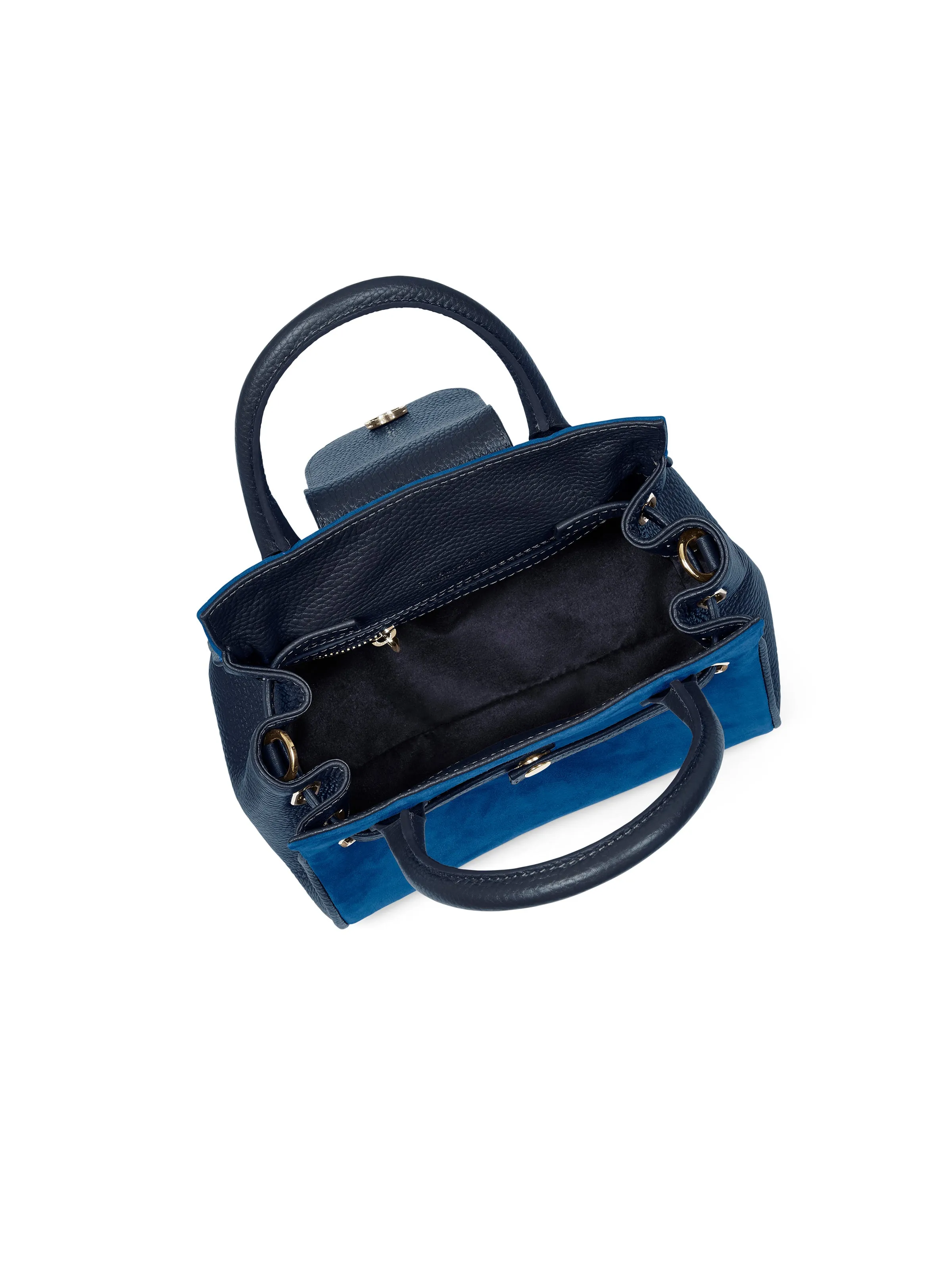 Mini Windsor Handbag - Porto Blue & Navy (Limited Edition)