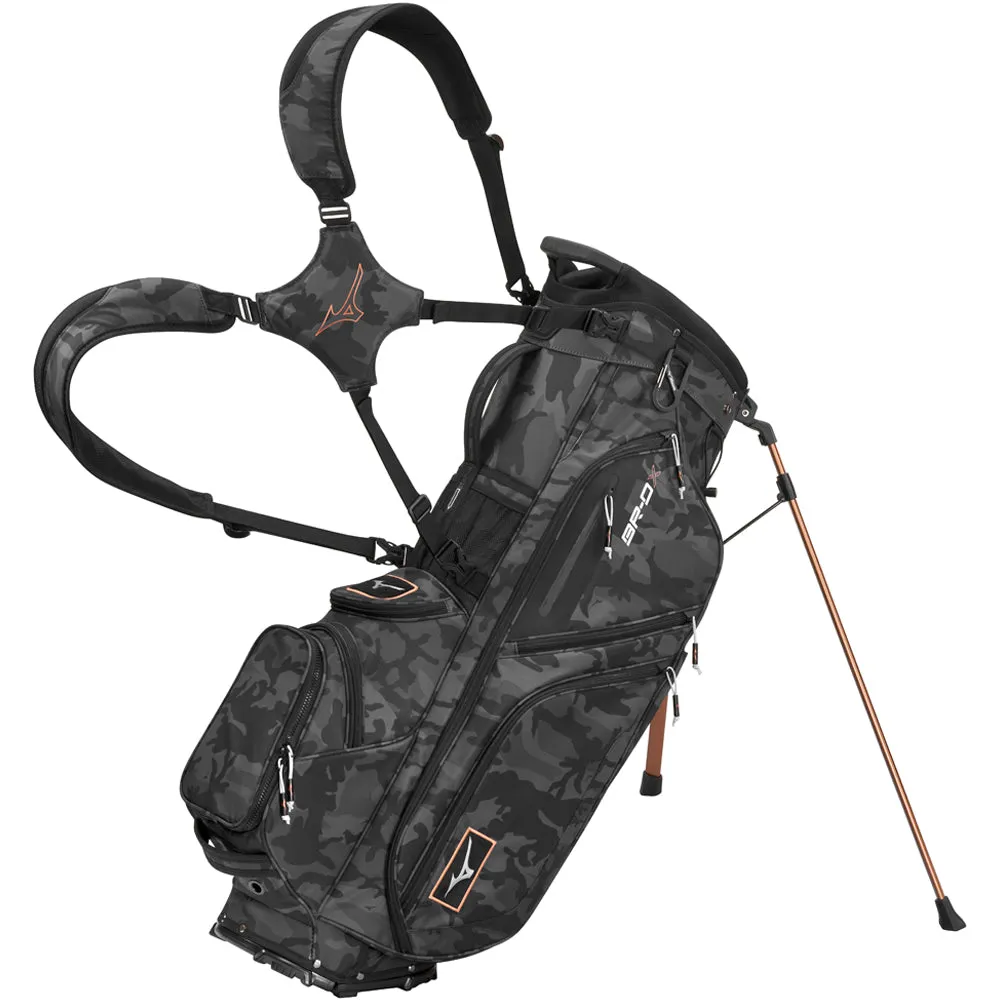 Mizuno BR-DX Stand Bag - Black Camo/Copper