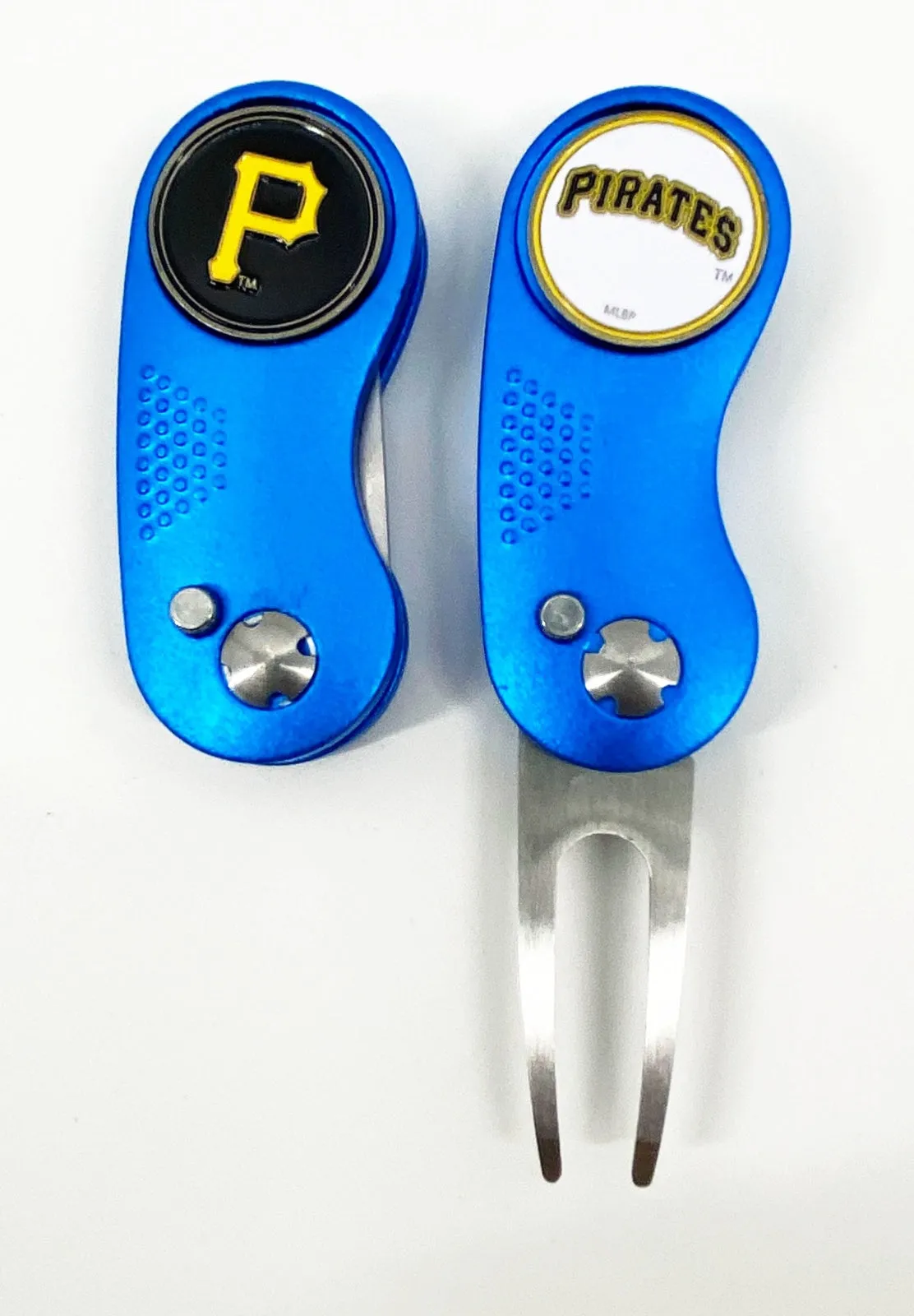 MLB 2 Prong Switchblade GOLF DIVOT REPAIR TOOL   Ballmark CHOOSE TEAM & COLOR