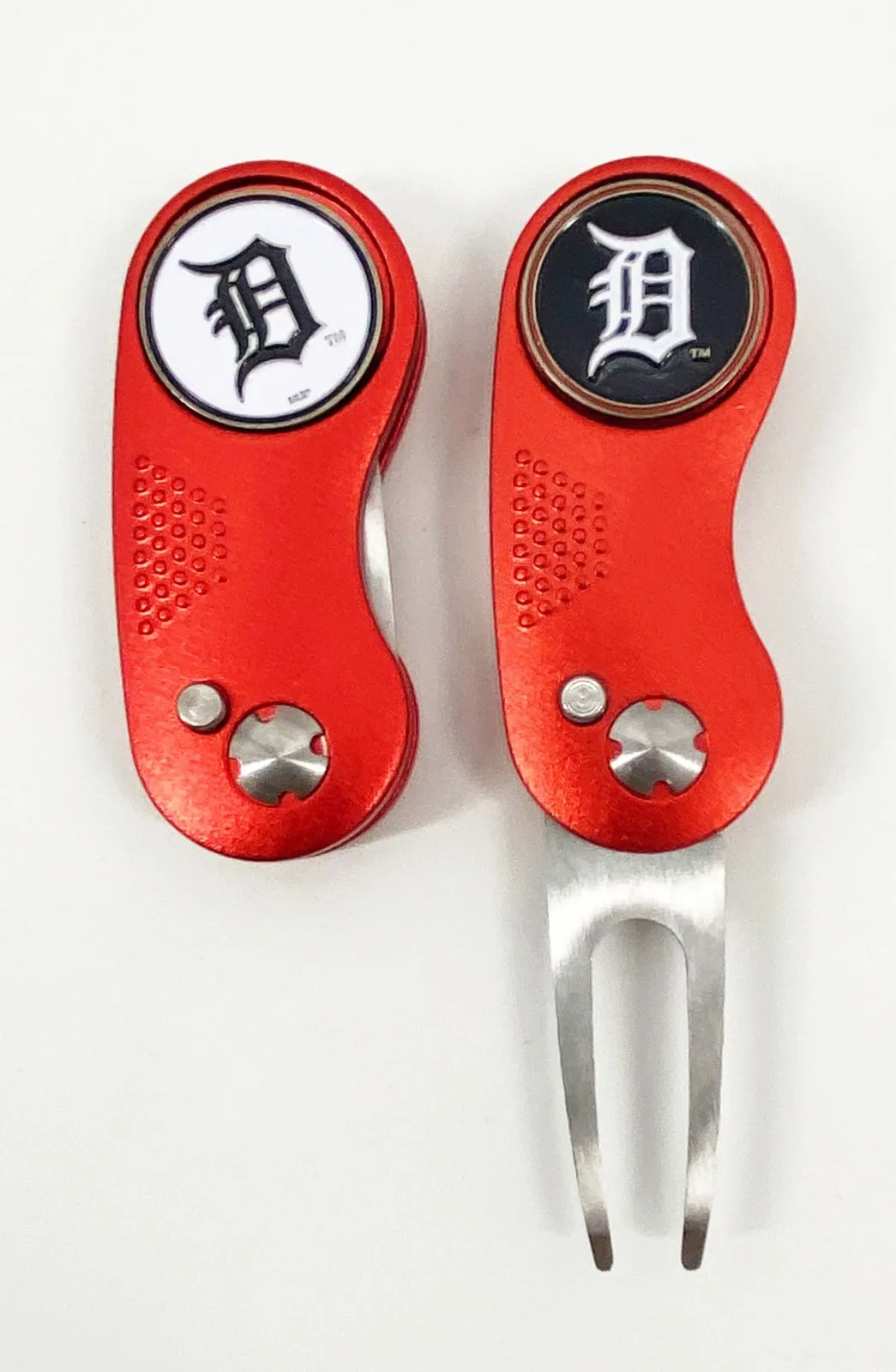 MLB 2 Prong Switchblade GOLF DIVOT REPAIR TOOL   Ballmark CHOOSE TEAM & COLOR