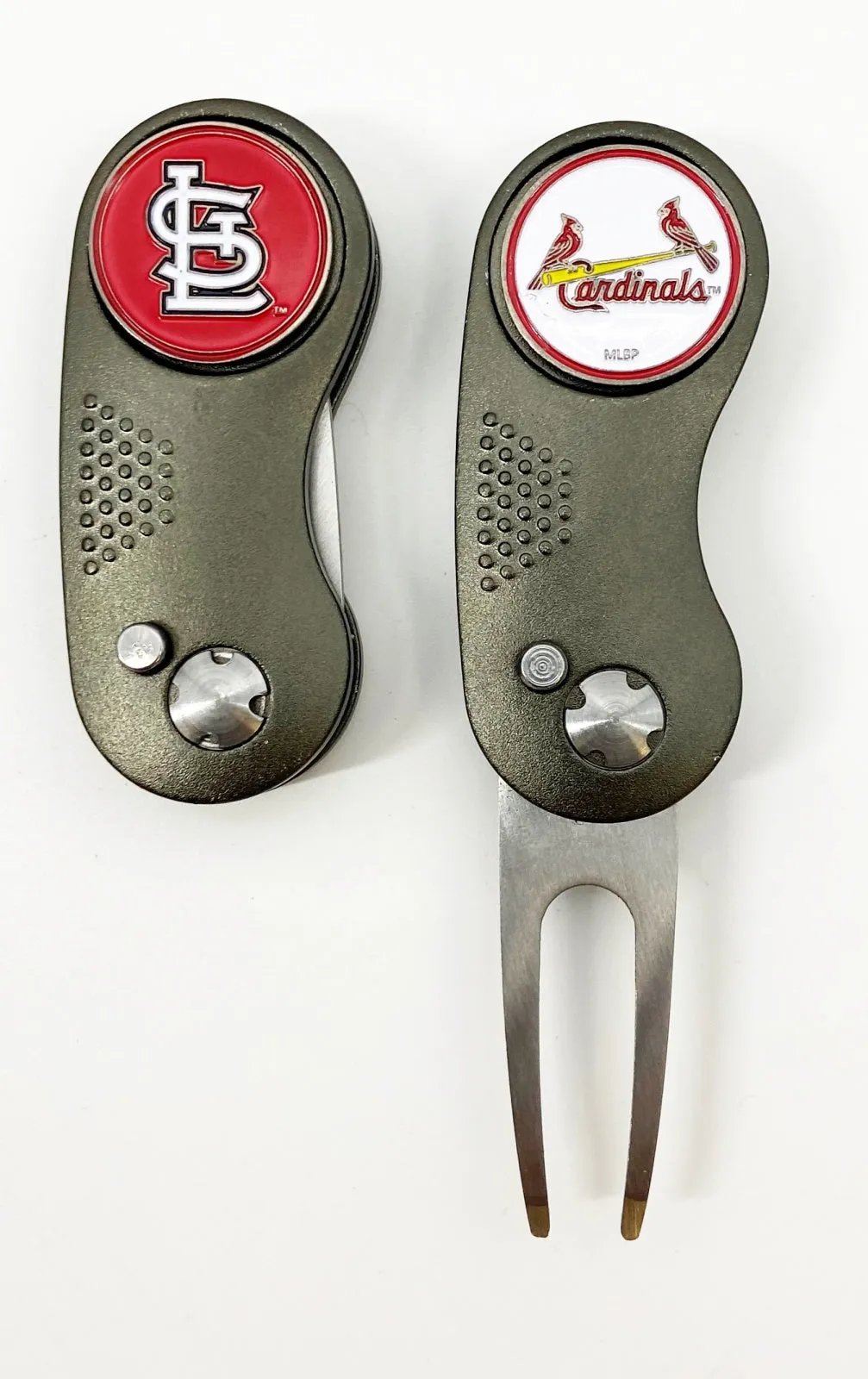 MLB 2 Prong Switchblade GOLF DIVOT REPAIR TOOL   Ballmark CHOOSE TEAM & COLOR